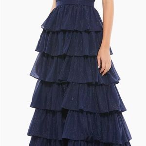 Mac Duggal
Ieena Tulle Tiered A-Line Gown worn once.